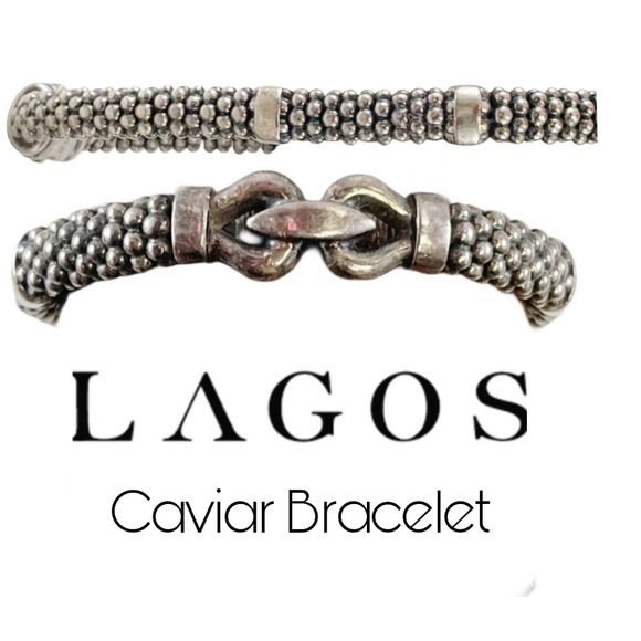 LAGOS Jewelry - LAGOS CAVIAR 7.25 INCH BRACELET 25.0G Sterling Silver Signature Bracelet